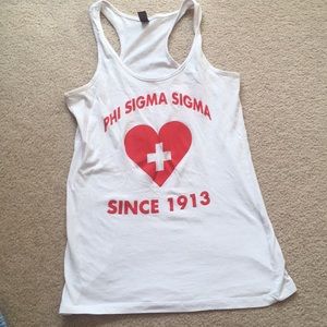 Phi Sigma Sigma Racerback Tank